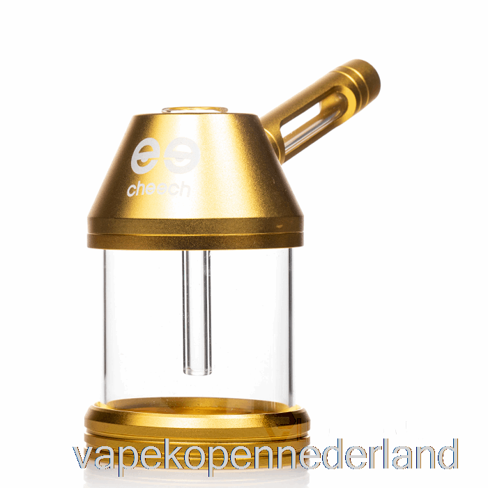 Elektronische Sigaret Vape Cheech Glas Metaal Oliekan Bubbler Goud